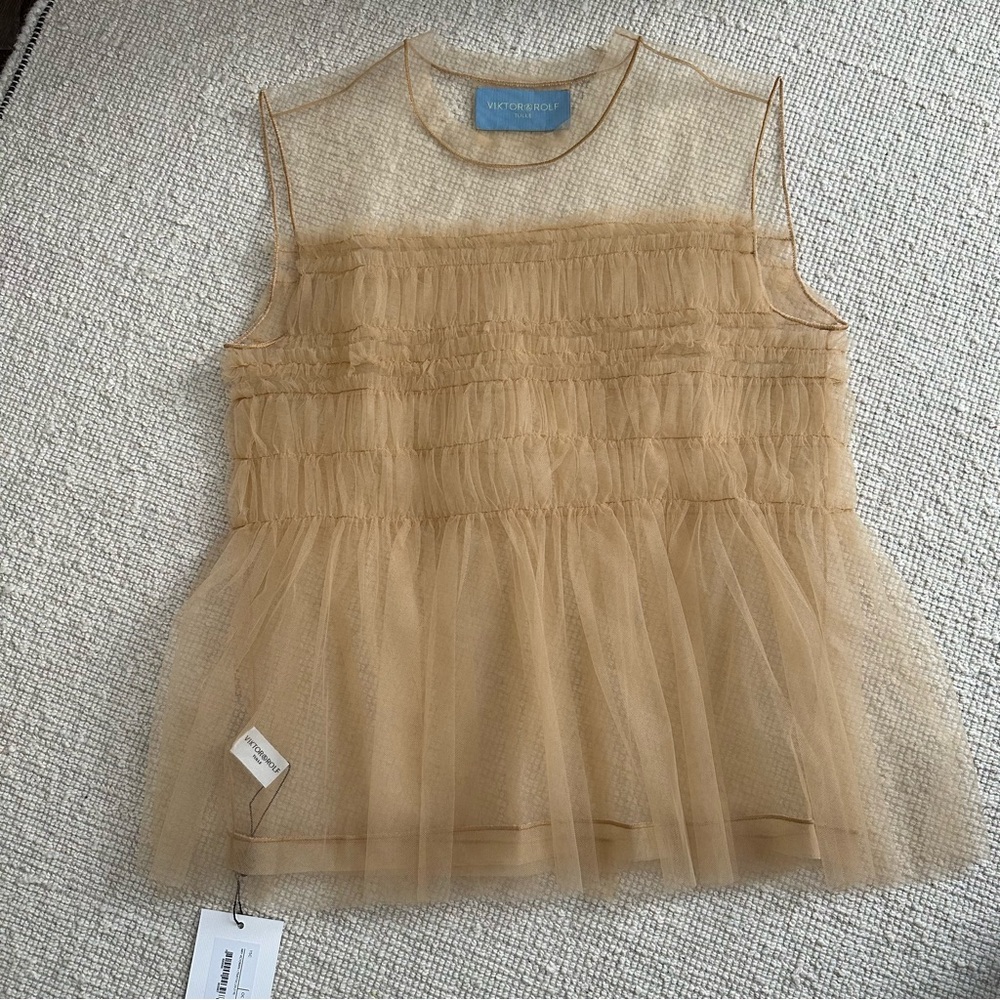 Victor & Rolf tulle sleeveless top - Picture 2 of 7